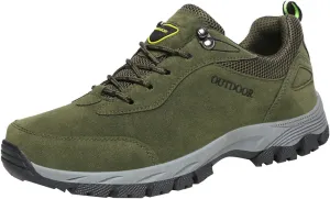 Men's Walking Shoes Waterproof Hiking Shoes Slip on Orthopedic Sneakers Outdoor Non Slip Shoes Casual Trail Shoes