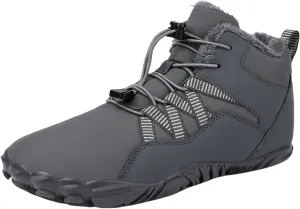 Mens Womens Barefoot Minimalist Shoes Winter Boots Zero Drop Sole Trail Running Sneakers Snow Wide Toe Box Barefoot Boots Unisex