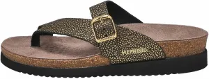 Mephisto Womens Helen Leather Gold Sandals 10 US