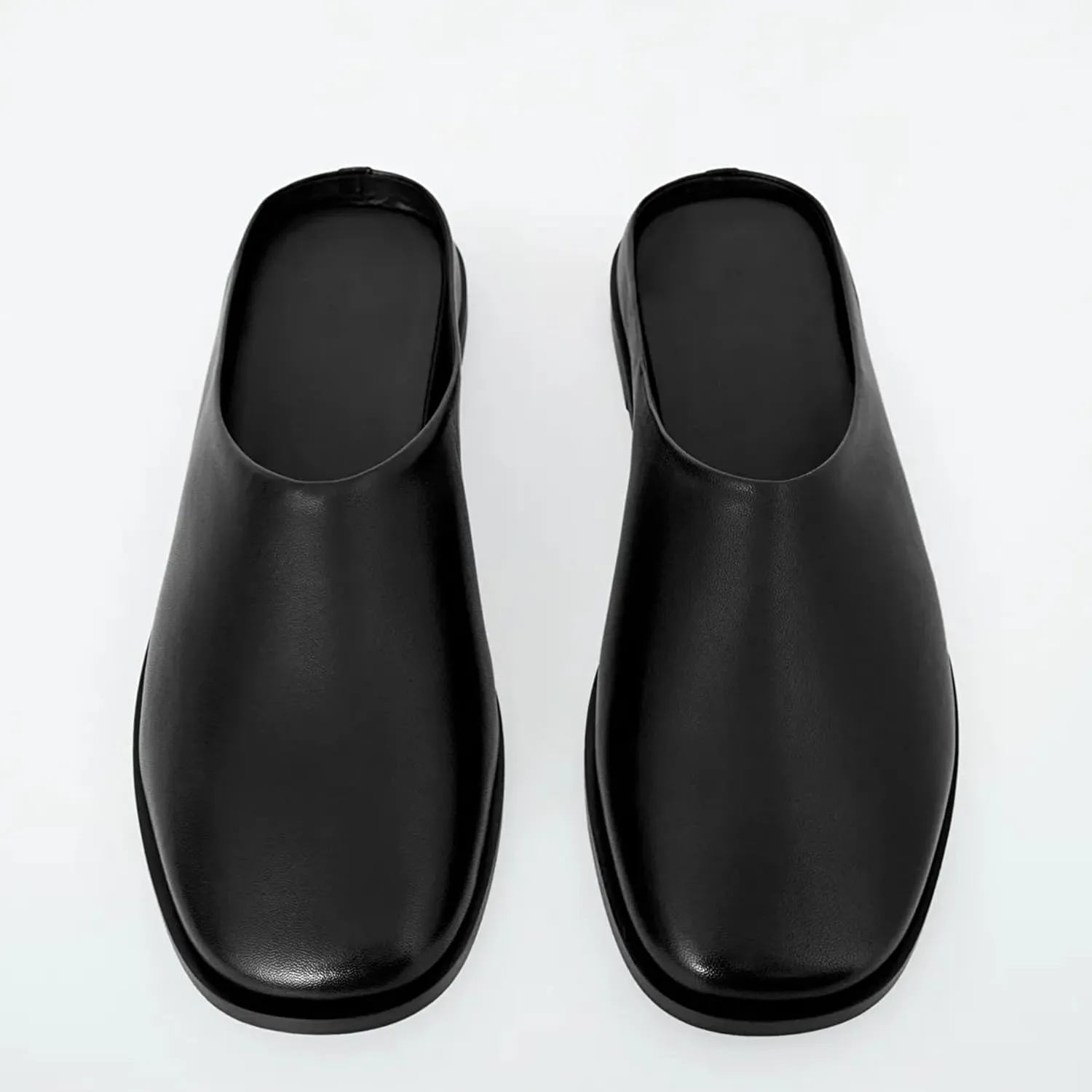 Mesh Mules Flats for Women Breathable Tulle Slip-On Round Toe Ballet Flats Summer Casual Shoes