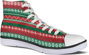 Micoklinlin Canvas Shoes for Women High Top Novelty Sneakers Teens Girls Lace up Tennis Shoes Casual Classic Walking Shoes