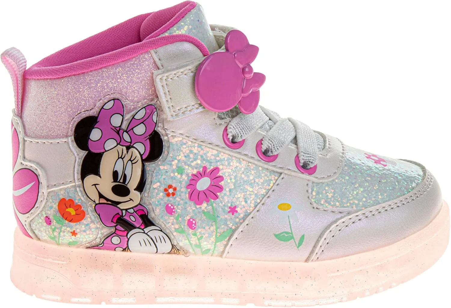 Minnie Mouse Frozen Encanto Sneakers Casual Canvas - Kids Girls Snow White Elsa Maribel Character Slipon Shoes (Sizes 6-12 Toddler - Little Kid)