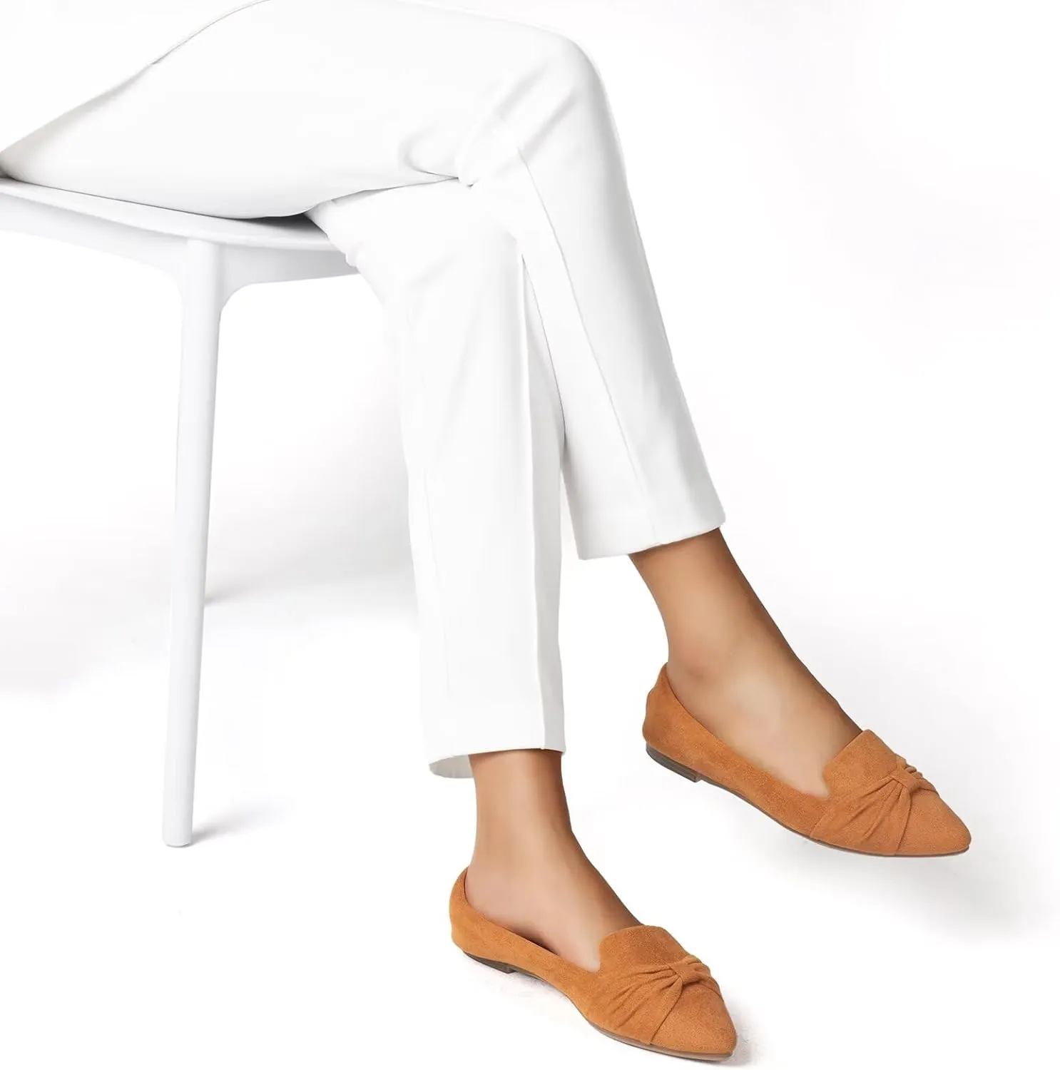 MUSSHOE Flat Shoes Women Comfortable Slip on Women's Flats Dress Shoes for Women