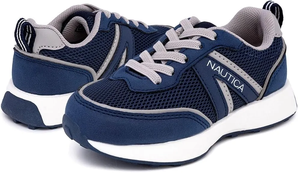 Nautica Kids Boys Casual Lace-Up Fashion Sneakers Oxford Comfortable Walking Shoe (Big Kid - Little Kid - Toddler)