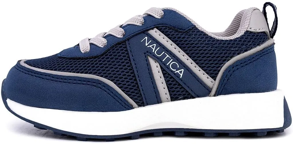 Nautica Kids Boys Casual Lace-Up Fashion Sneakers Oxford Comfortable Walking Shoe (Big Kid - Little Kid - Toddler)