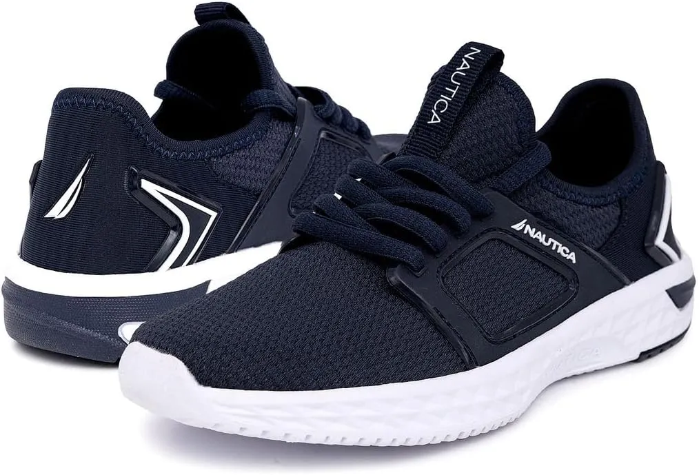 Nautica Kids Lace-Up Sneakers | Comfortable Running Shoes for Boys and Girls | Little Kid/Big Kid