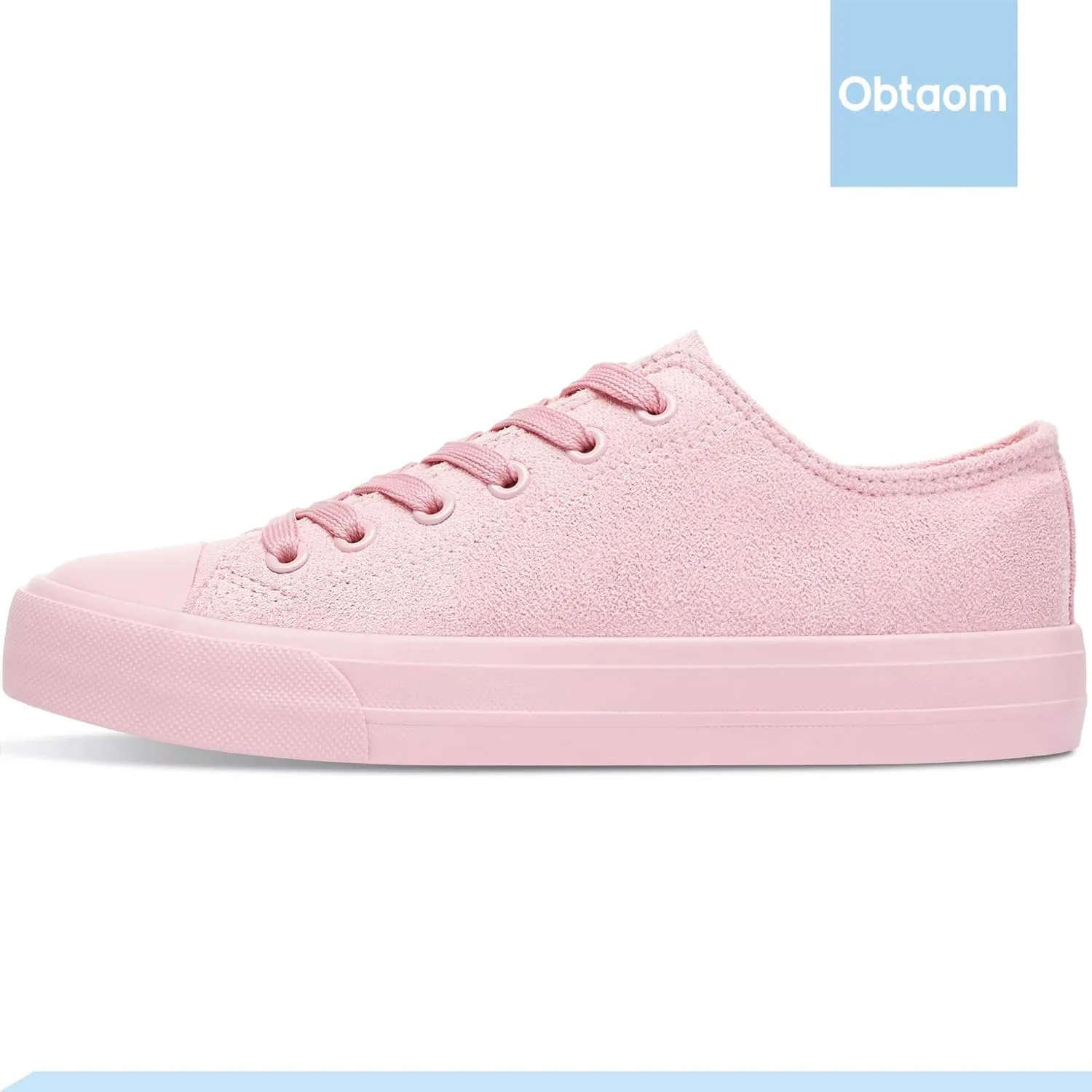Obtaom Unisex Canvas Shoes Low Top Fashion Sneakers Slip on Walking Shoe