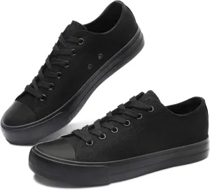 Obtaom Unisex Canvas Shoes Low Top Fashion Sneakers Slip on Walking Shoe