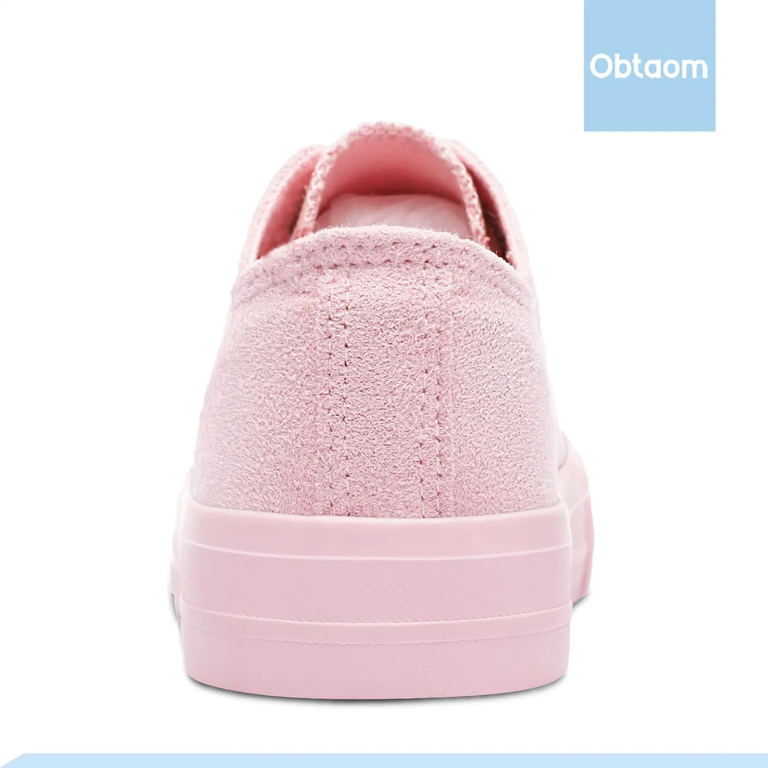 Obtaom Unisex Canvas Shoes Low Top Fashion Sneakers Slip on Walking Shoe