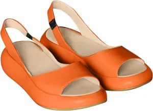 oiangi Summer Platform Sandals for Women Fashion Fish Mouth Open Toe Slip on Flats Slipper Solid Comfortable Casual Outdoor Ladies Shoes Sandalias