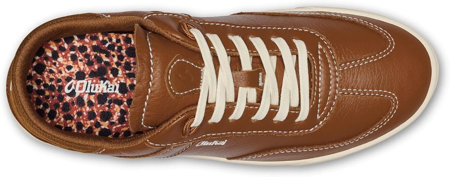 OLUKAI Ha'upu Women's Everyday Sneaker, Classic Lace-Up Design, Comfort Fit
