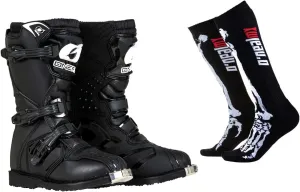 O'NEAL Youth Rider Boots with Pro MX Socks Combo