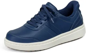 Orthofeet Women's Orthopedic Leather Wander Hands-Free Sneakers