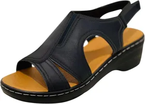 Orthopedic Sandals for Women Arch Support Ankle Strap Dressy Walking Sandals Open Toe Platform Wedge Beach Shoes