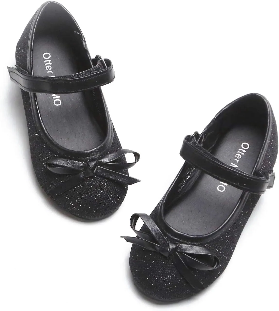 Otter MOMO Toddler/Little Girls Mary Jane Ballerina Flats Shoes Slip-on School Party Dress Shoes