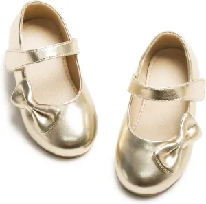 Otter MOMO Toddler/Little Girls Mary Jane Ballerina Flats Shoes Slip-on School Party Dress Shoes