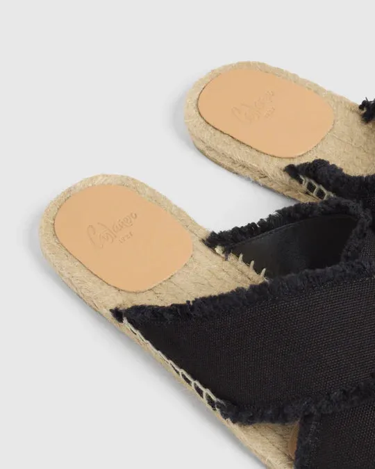 Palmera Espadrilles- Black