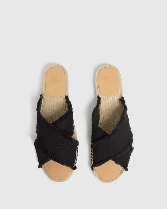 Palmera Espadrilles- Black