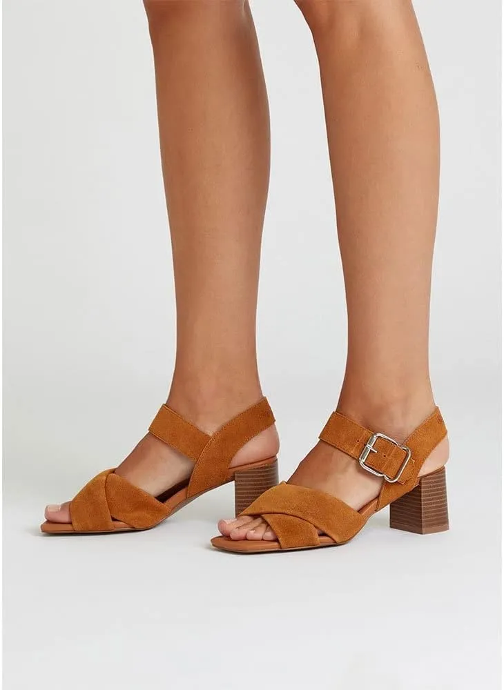 Pepe Jeans Women's Slingback Mid Heels Sandals