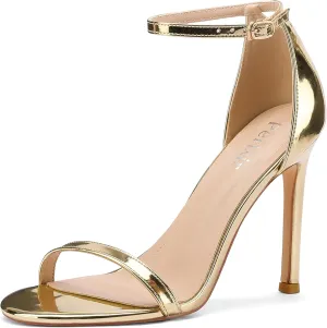 perixir Strappy Heels for Women High Stiletto Heels Sexy Prom Dressy Sandals Ankle Strap Heels Dainty Rope Stiletto Heel