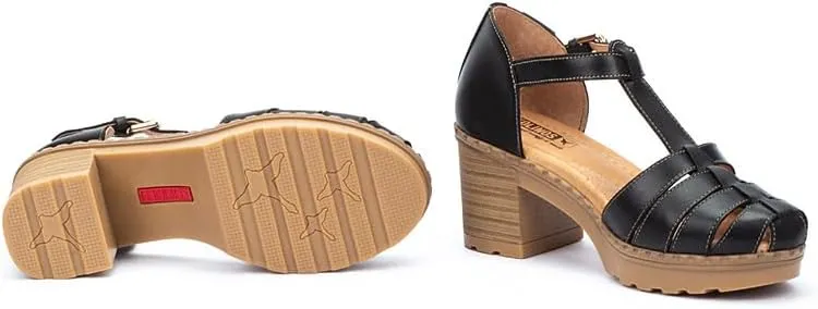 PIKOLINOS Heeled Sandals Leather Canarias for Woman