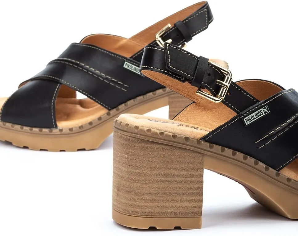 PIKOLINOS Heeled Sandals Leather Canarias for Woman