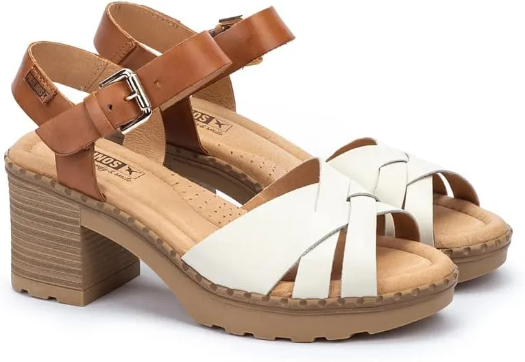 PIKOLINOS Heeled Sandals Leather Canarias for Woman