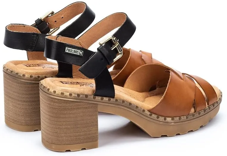 PIKOLINOS Heeled Sandals Leather Canarias for Woman
