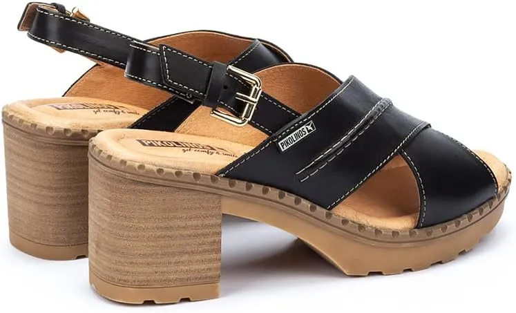 PIKOLINOS Heeled Sandals Leather Canarias for Woman