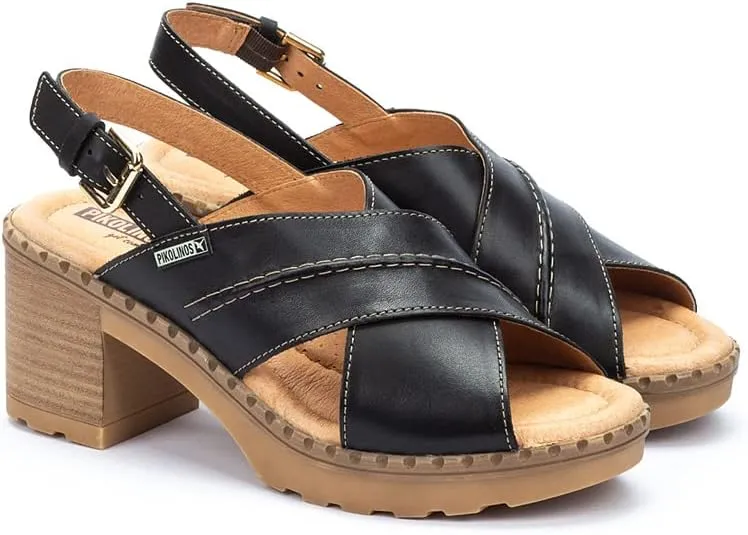 PIKOLINOS Heeled Sandals Leather Canarias for Woman
