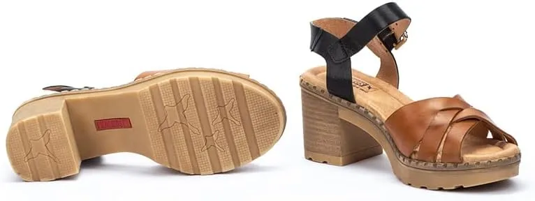 PIKOLINOS Heeled Sandals Leather Canarias for Woman