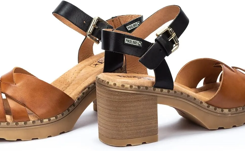 PIKOLINOS Heeled Sandals Leather Canarias for Woman