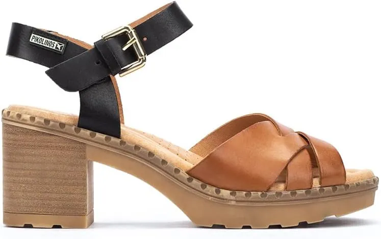 PIKOLINOS Heeled Sandals Leather Canarias for Woman