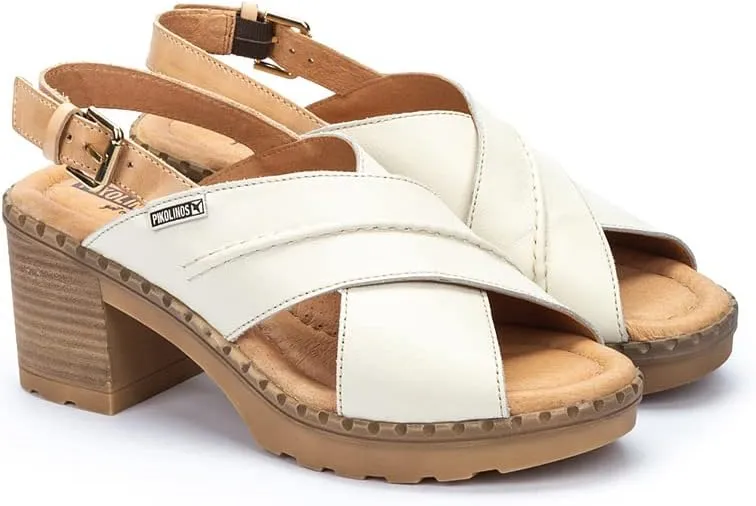 PIKOLINOS Heeled Sandals Leather Canarias for Woman