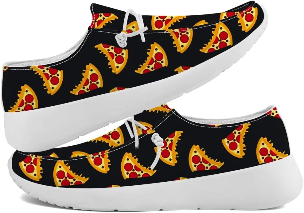Pizza Shoes Men Women Loafers Slip-on Shoes Pizza Gifts for Women Men