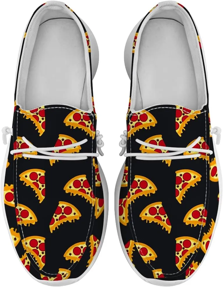 Pizza Shoes Men Women Loafers Slip-on Shoes Pizza Gifts for Women Men