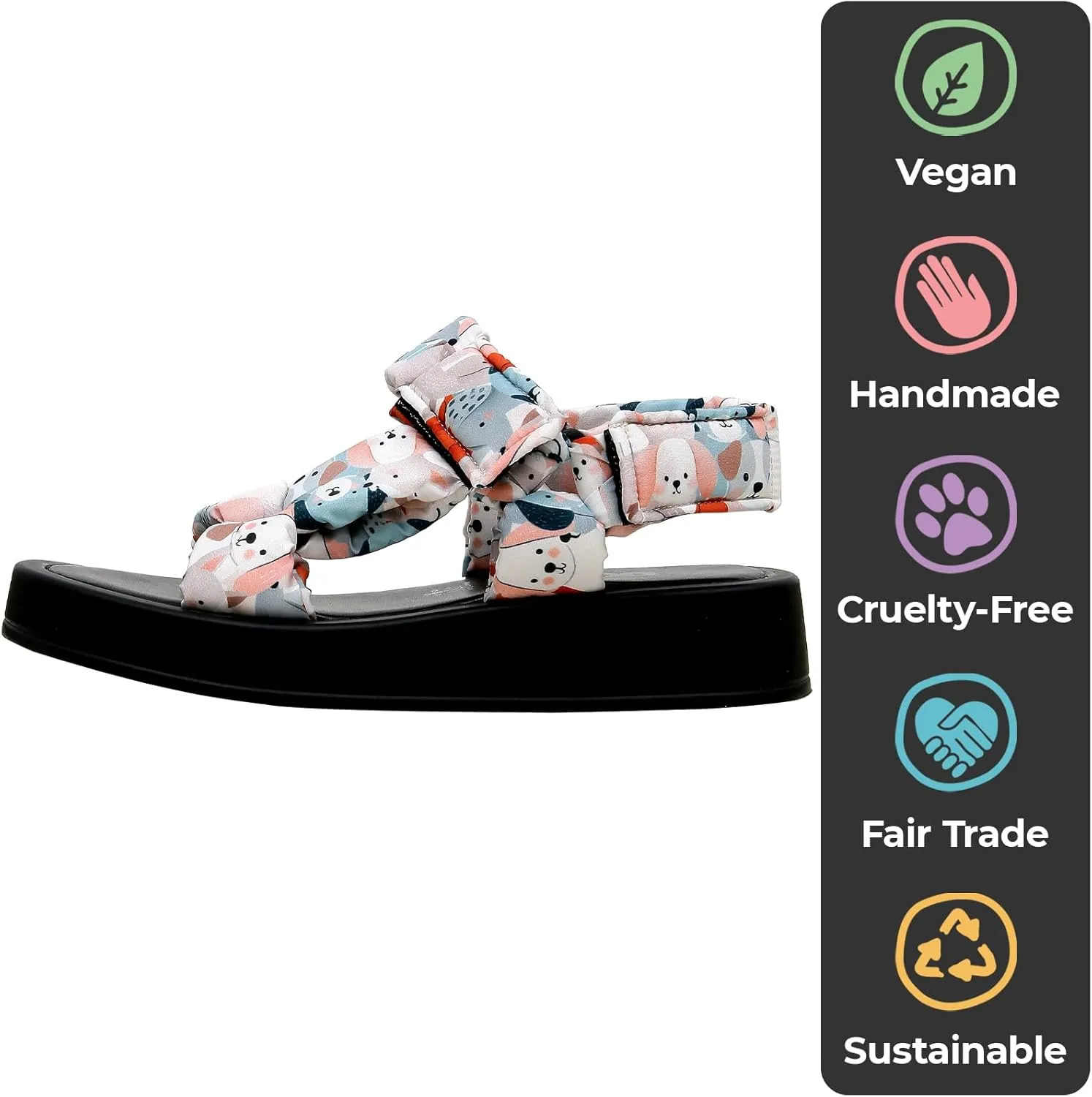 Platform Sandals Women - Vegan and Handmade Summer Sandals for Women