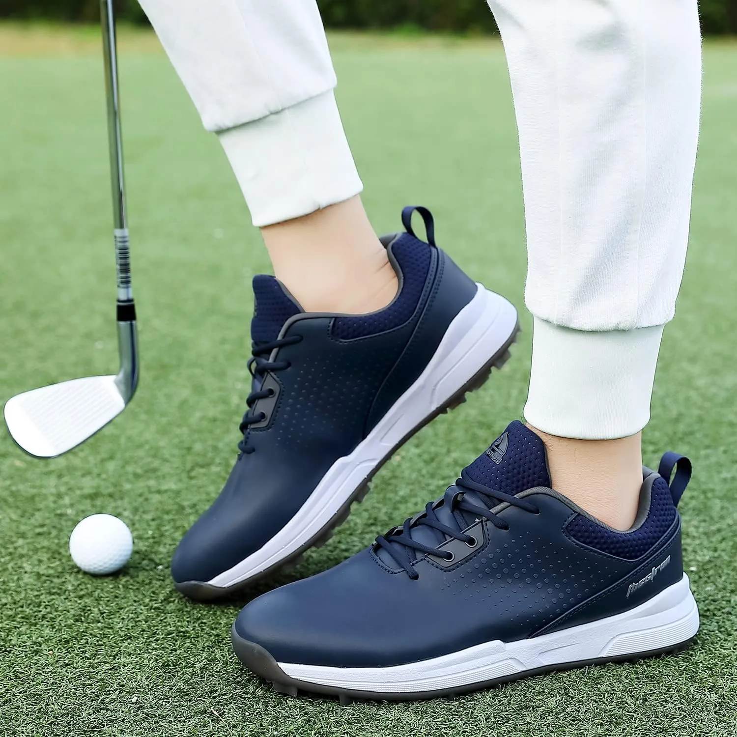 Professional Men Golf Shoes Comfortable Spikeless Outdoor Golf Walking Sport Sneakers for Men