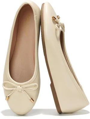 Project Cloud Ballet Flats Shoes for Women - Lightweight & Stylish Ballet Flats for Women Footwear - Non-Slip Mary Jane Shoes with Memory Foam - Casual Footwear for All-Day Comfort (Amity)