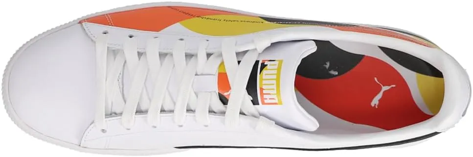 PUMA Mens Clyde 59Th St Sneakers Shoes Casual - White