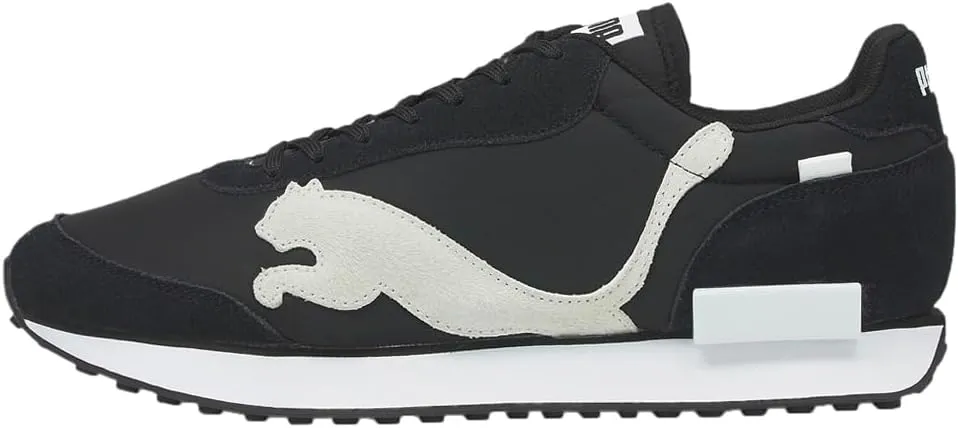PUMA Mens Future Rider The Cat Lace Up Sneakers Shoes Casual - Black, White