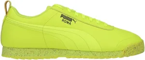 PUMA Mens Roma Retro Speckle Lace Up Sneakers Shoes Casual - Yellow