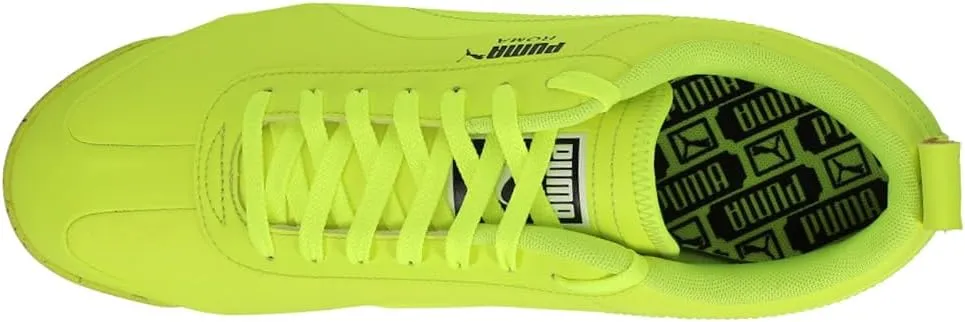 PUMA Mens Roma Retro Speckle Lace Up Sneakers Shoes Casual - Yellow