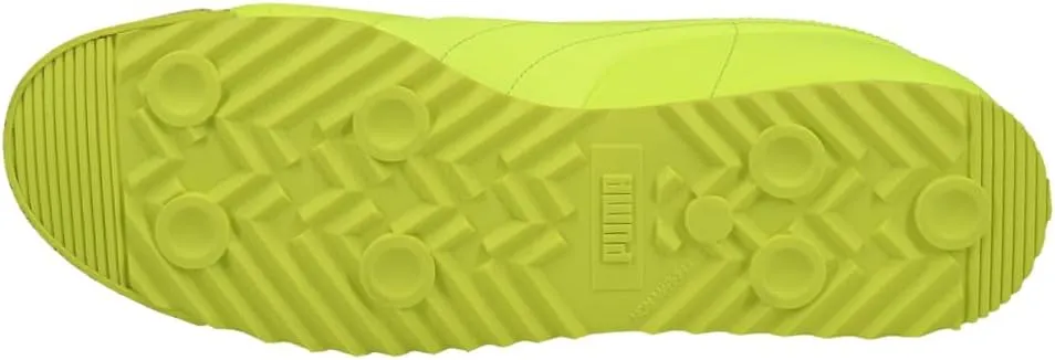 PUMA Mens Roma Retro Speckle Lace Up Sneakers Shoes Casual - Yellow