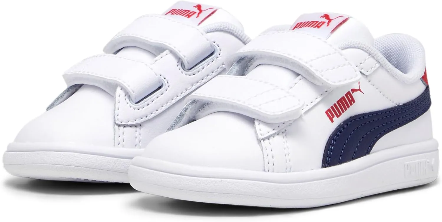 PUMA Unisex-Child Smash Hook and Loop Sneaker