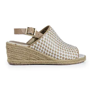 "ATHENS" HIGH ESPADRILLE in LEATHER