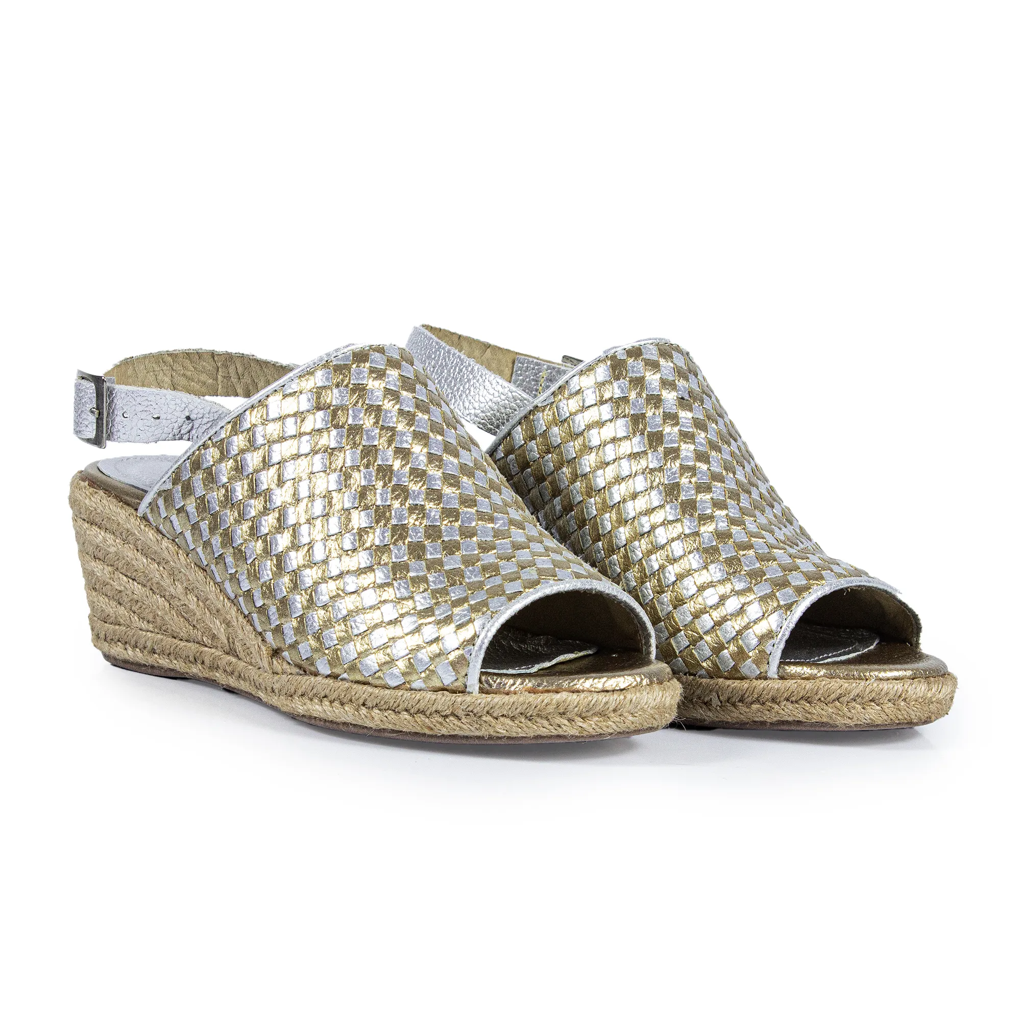 "ATHENS" HIGH ESPADRILLE in LEATHER