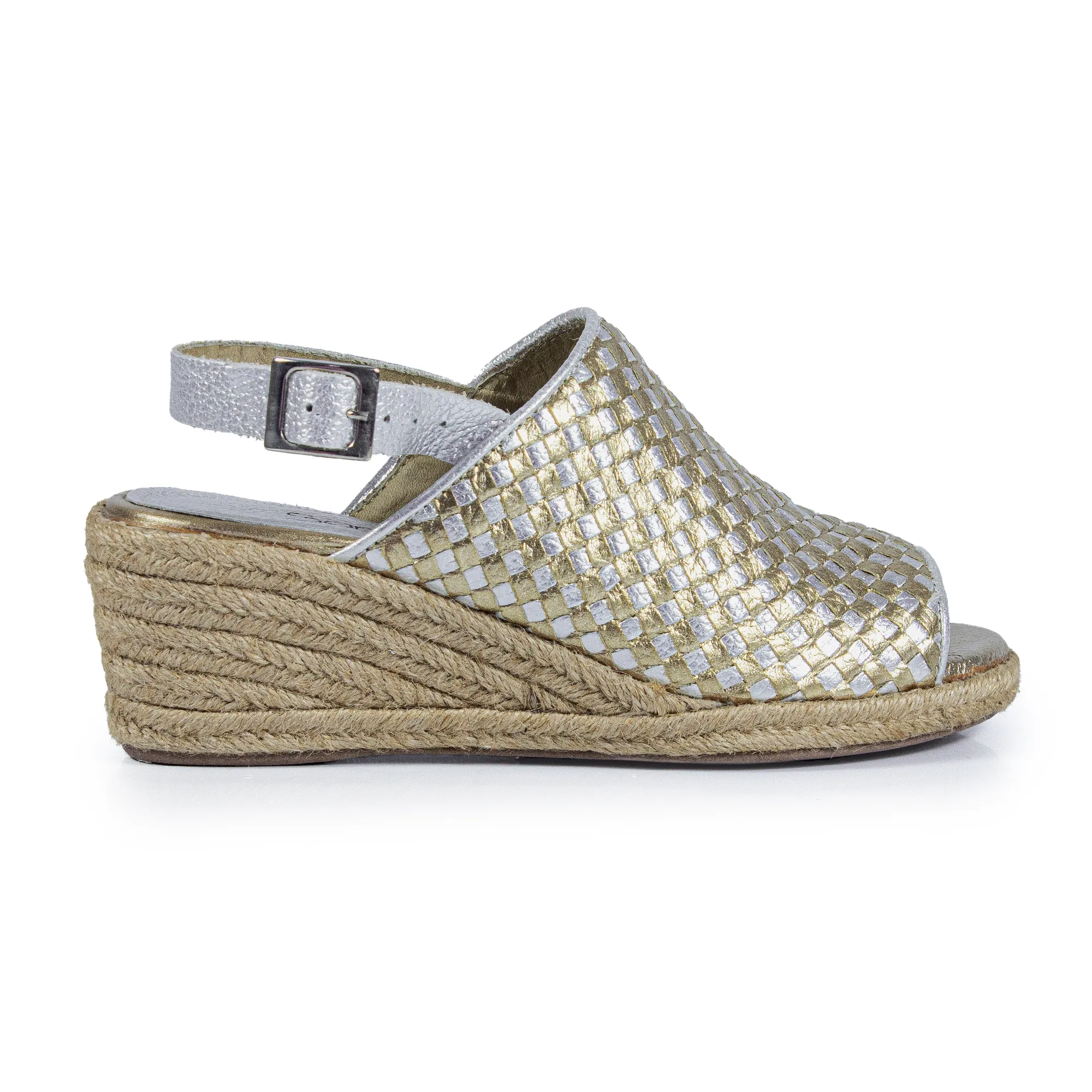 "ATHENS" HIGH ESPADRILLE in LEATHER