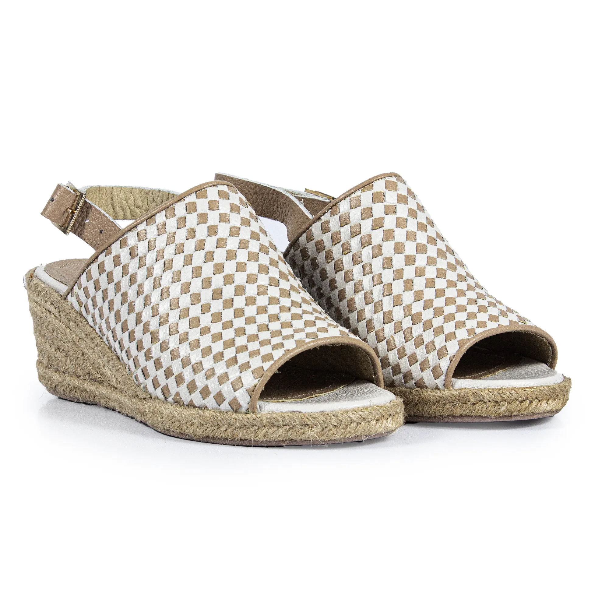 "ATHENS" HIGH ESPADRILLE in LEATHER