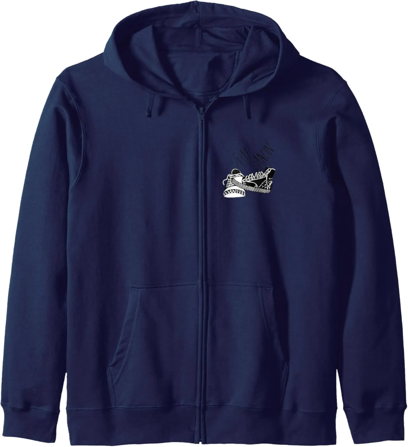 Rap Dancin' Sneakers Graffiti Vibes Zip Hoodie